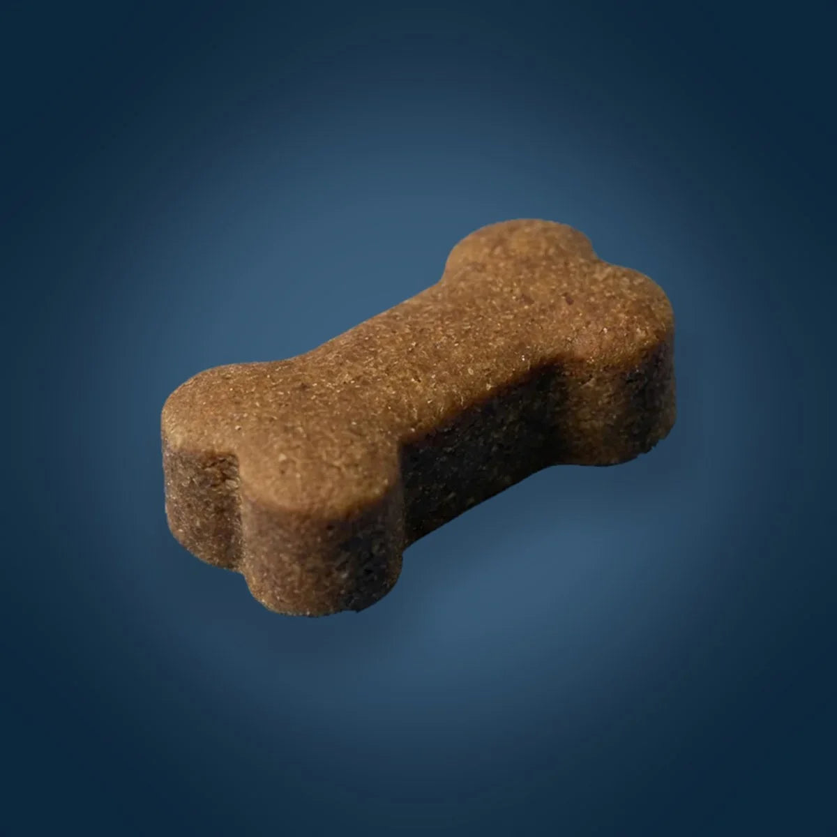 Close-up of one bone-shaped Chew Barkies soft chew.